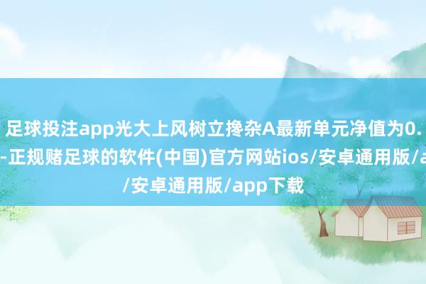 足球投注app光大上风树立搀杂A最新单元净值为0.6431元-正规赌足球的软件(中国)官方网站ios/安卓通用版/app下载